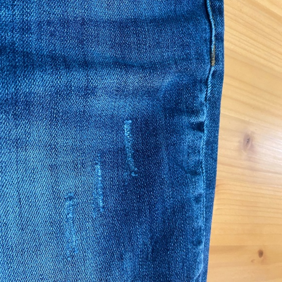 Kut from the Kloth Stevie distressed straight leg jeans - Picture 3 of 6